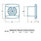 Izplūdes ventilators Cata UC-10 Timer цена и информация | Ventilatori vannas istabai | 220.lv