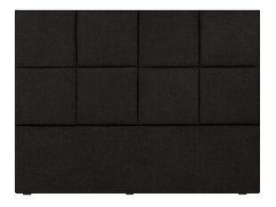 Gultas galvgalis Mazzini Sofas Barletta 140 cm, melns cena un informācija | Gultas | 220.lv