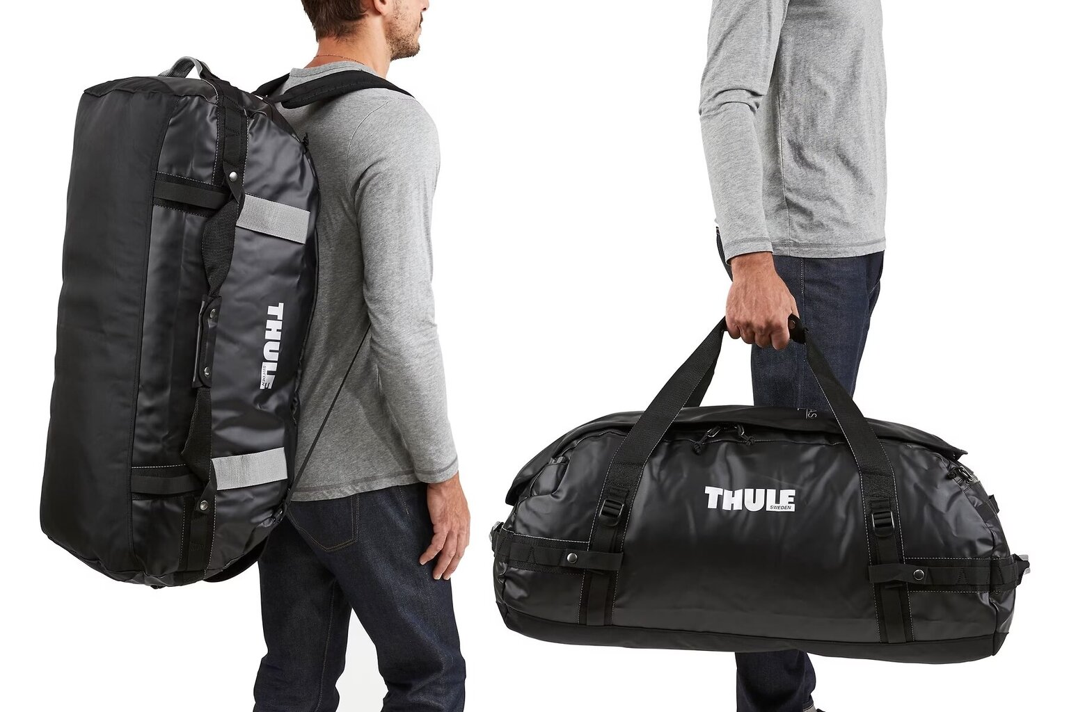 Liela ceļojumu/sporta soma Thule Chasm TDSD204, 90 l, pelēkzila cena un informācija | Sporta somas un mugursomas | 220.lv