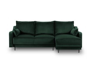 Universāls stūra dīvāns Mazzini Sofas Lilas, tumši zaļš cena un informācija | Stūra dīvāni | 220.lv