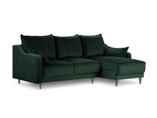 Universāls stūra dīvāns Mazzini Sofas Lilas, tumši zaļš cena un informācija | Stūra dīvāni | 220.lv