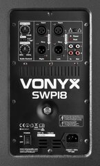 Активный сабвуфер Vonyx SWP18 PRO 18" / 1200W цена и информация | Аудиоколонки | 220.lv