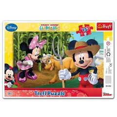 Puzle Trefl „Mikijs un Minnija“, 15 detaļu cena un informācija | Puzles, 3D puzles | 220.lv