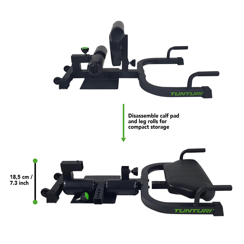 Universāls trenažieris Tunturi WT20 Sissy Squat cena un informācija | Vēdera preses trenažieri | 220.lv