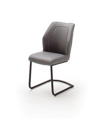 2-krēslu komplekts MC Akcent Aberdeen, pelēks cena un informācija | Virtuves un ēdamistabas krēsli | 220.lv
