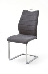 2-u krēslu komplekts MC Akcent Ferrera, tumši pelēks cena un informācija | Virtuves un ēdamistabas krēsli | 220.lv
