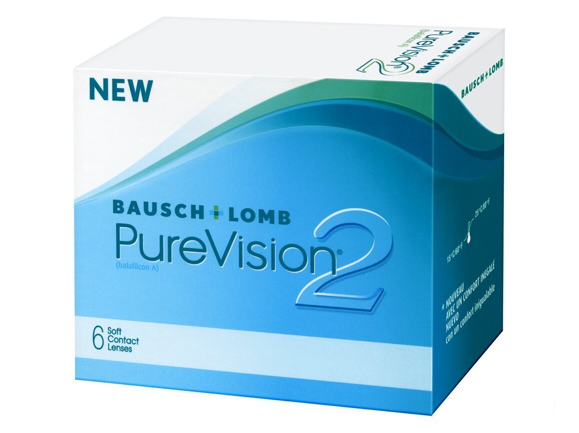 PureVision 2HD kontaktlēcas 8.60, 6 gab цена и информация | Kontaktlēcas | 220.lv