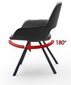 2-krēslu komplekts MC Akcent Parana 2, pelēks cena un informācija | Virtuves un ēdamistabas krēsli | 220.lv