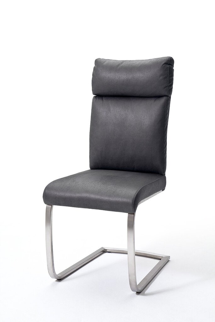 2-krēslu komplekts MC Akcent Rabea, pelēks cena un informācija | Virtuves un ēdamistabas krēsli | 220.lv