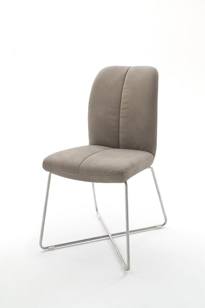Krēsla kājas MC Akcent Tessera 2-2, nerūsējošā tērauda krāsas, 2 gab. цена и информация | Mēbeļu kājas | 220.lv