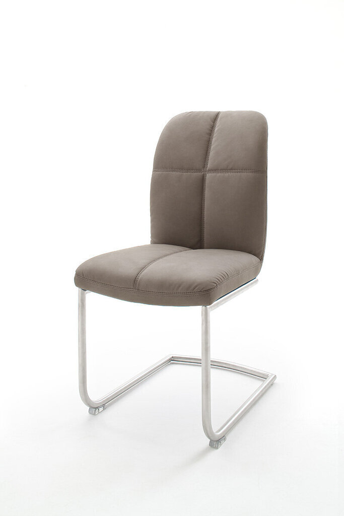 Krēsla kājas MC Akcent Tessera 3-2, nerūsējošā tērauda krāsas, 2 gab. cena un informācija | Mēbeļu kājas | 220.lv