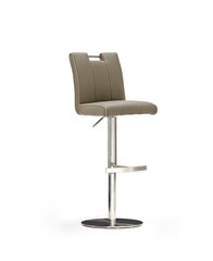 Барный-полубарный стул MC Akcent Casta, кремовый/серебристый цена и информация | Стулья для кухни и столовой | 220.lv
