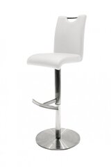 Барный-полубарный стул MC Akcent Alesi, белый цена и информация | Стулья для кухни и столовой | 220.lv
