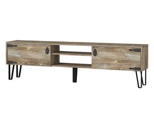ТВ столик Kalune Design Costa, коричневый/черный цена и информация | Тумбы под телевизор | 220.lv