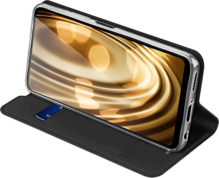 Telefona maciņš Dux Ducis Premium Magnet Case priekš Huawei P40 Lite, melns