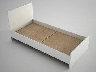Кровать Kalune Design Ernest, 90x190 см, белая цена и информация | Кровати | 220.lv