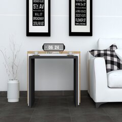 Набор из 3-х журнальных столиков Kalune Design Gul, коричневый/белый/серый цена и информация | Журнальные столики | 220.lv