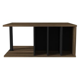 Журнальный столик Kalune Design Hilda, коричневый/черный цена и информация | Журнальные столики | 220.lv