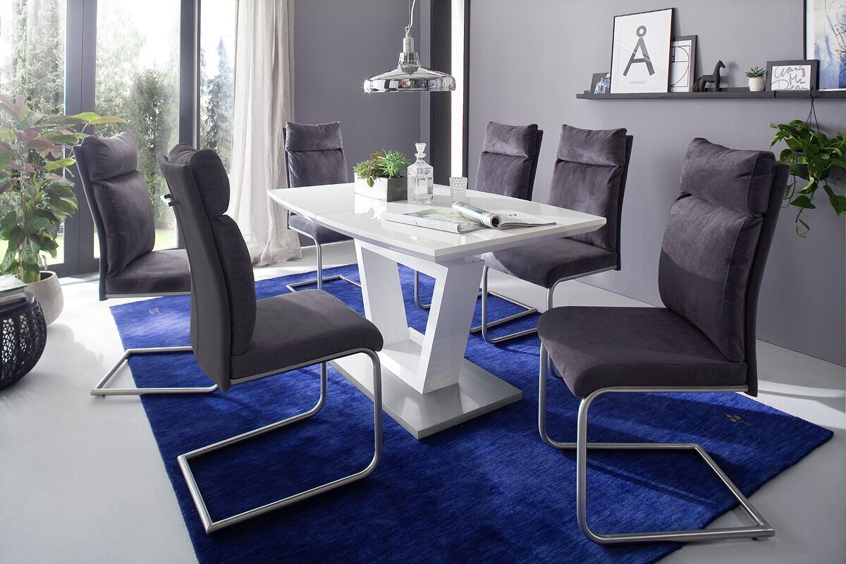 2-krēslu komplekts MC Akcent Pia, bēša krāsas cena un informācija | Virtuves un ēdamistabas krēsli | 220.lv