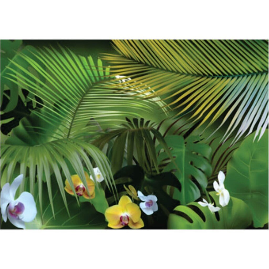 Foto tapetes - Orhidejas mežā cena un informācija | Fototapetes | 220.lv