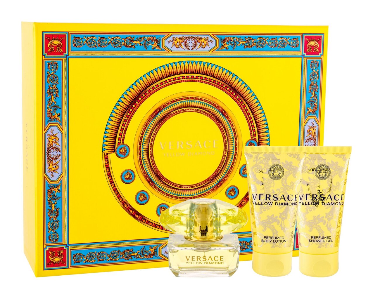 Versace Yellow Diamond EDT dāvanu komplekts sievietēm 50 ml cena un informācija | Sieviešu smaržas | 220.lv