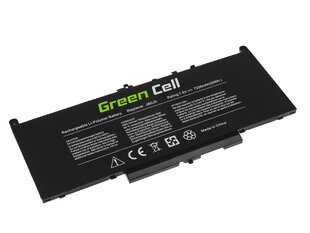 Bateria Green Cell J60J5 do Dell Latitude E7270 E7470 цена и информация | Аккумуляторы для ноутбуков | 220.lv