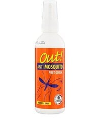 OUT Antimosquitoe līdzeklis odu atbaidīšanai, 100 ml цена и информация | Защита от комаров, клещей | 220.lv