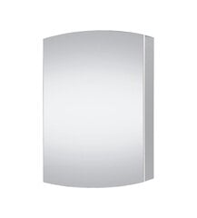 Vannas istabas skapis ar spoguli Riva KLV50, balts cena un informācija | Vannas istabas skapīši | 220.lv