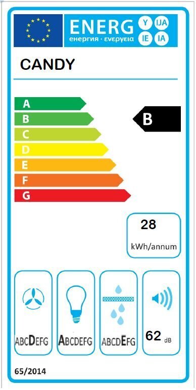 Candy CBT625/2W cena un informācija | Tvaika nosūcēji | 220.lv