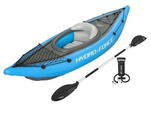 Piepūšamais kajaks ar airi Bestway Hydro-Force Cove Champion, 275x81 cm, zils цена и информация | Лодки и байдарки | 220.lv