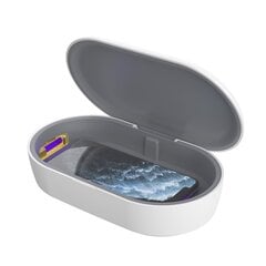 Devia Portable UV Disinfection Storage - Wireless Charger, Type C, 2A cena un informācija | Mobilo telefonu aksesuāri | 220.lv