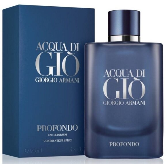 Parfimērijas ūdens Giorgio Armani Acqua Di Gio Profondo EDP vīriešiem 125 ml cena un informācija | Vīriešu smaržas | 220.lv