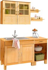 Набор мебели для кухни из 5 частей Notio Living Dennis 50, светло-коричневый цена и информация | Кухонные гарнитуры | 220.lv