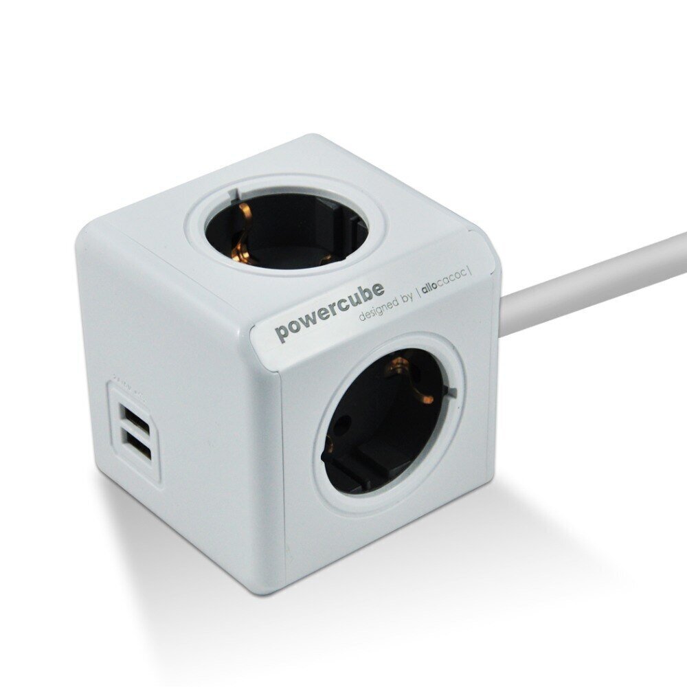 Pagarinātājs Allocacoc PowerCube USB 1.5 m цена и информация | Pagarinātāji | 220.lv