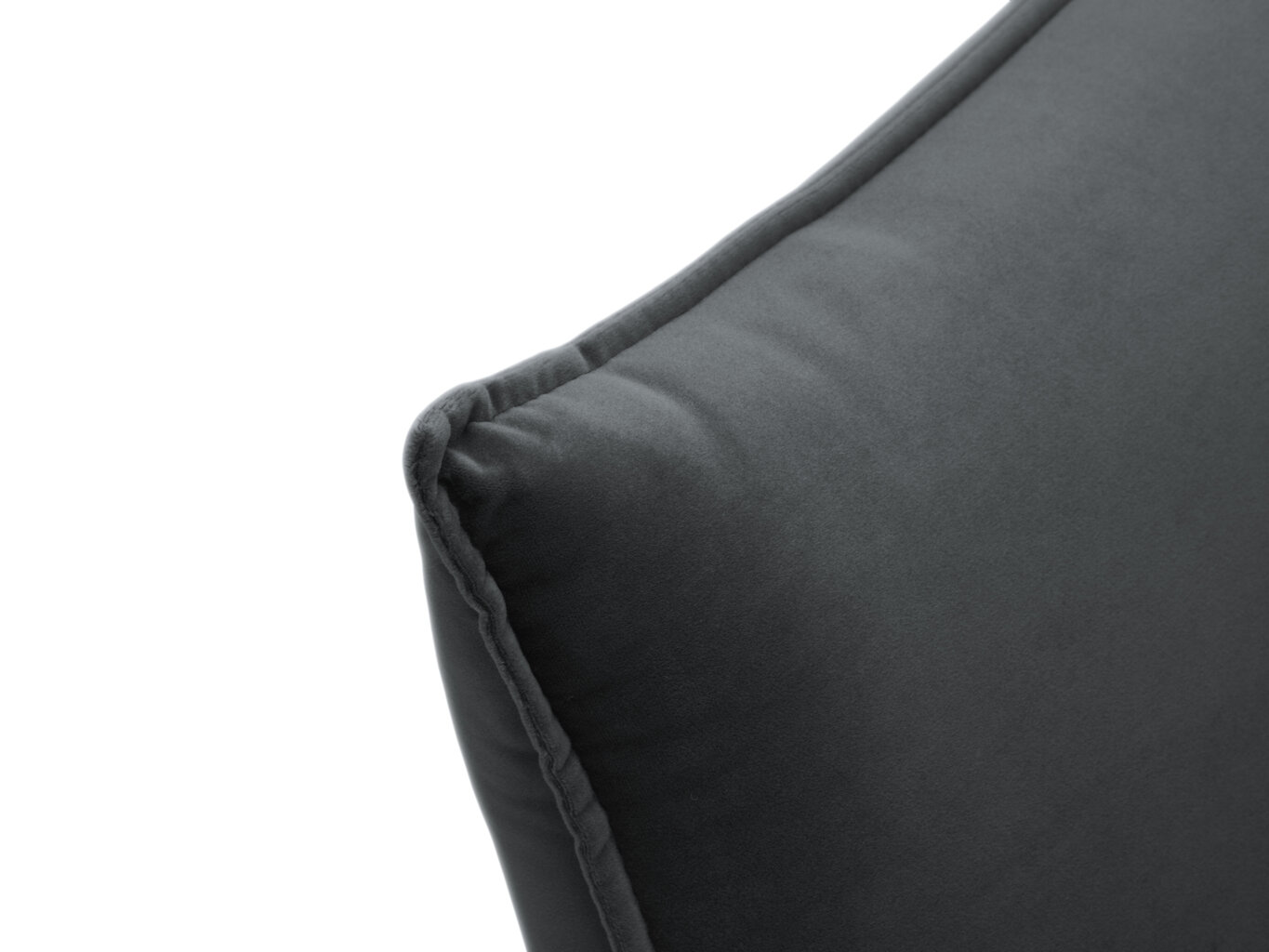 Mīkstais stūra dīvāns Milo Casa Elio, tumši pelēks cena un informācija | Stūra dīvāni | 220.lv