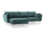 Mīkstais stūra dīvāns Milo Casa Elio, zaļš