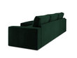 Stūra dīvāns Milo Casa Gaia, tumši zaļš cena un informācija | Stūra dīvāni | 220.lv