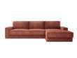 Stūra dīvāns Milo Casa Gaia, oranžs cena un informācija | Stūra dīvāni | 220.lv