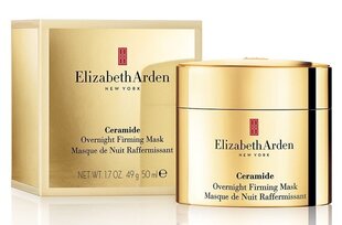 Nakts nostiprinoša sejas maska Elizabeth Arden Ceramide Overnight 50 ml cena un informācija | Sejas maskas, acu maskas | 220.lv