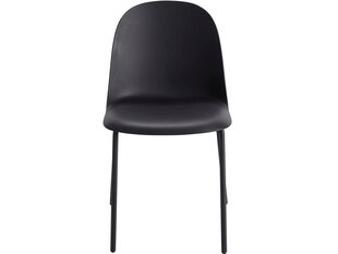 2-u krēslu komplekts Notio Living Bran, melns cena un informācija | Virtuves un ēdamistabas krēsli | 220.lv