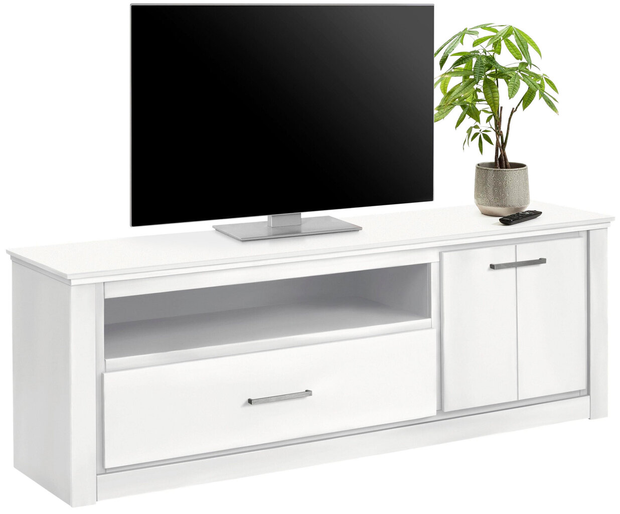 TV galdiņš Notio Living Celina, balts cena un informācija | TV galdiņi | 220.lv