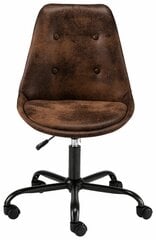 Biroja krēsls Notio Living Dennis, brūns cena un informācija | Biroja krēsli | 220.lv