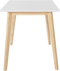 Обеденный стол Notio Living Coco 120, белый цена и информация | Кухонные и обеденные столы | 220.lv