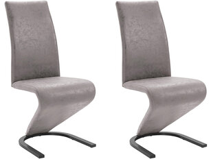 Комплект из 2-х стульев Notio Living Zap, серый цена и информация | Стулья для кухни и столовой | 220.lv