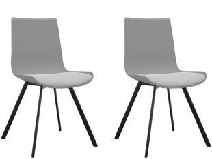 Комплект из 2-х стульев Notio Living Lala, серый цена и информация | Стулья для кухни и столовой | 220.lv