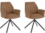 Комплект из 2-х стульев Notio Living Pablo, коричневый