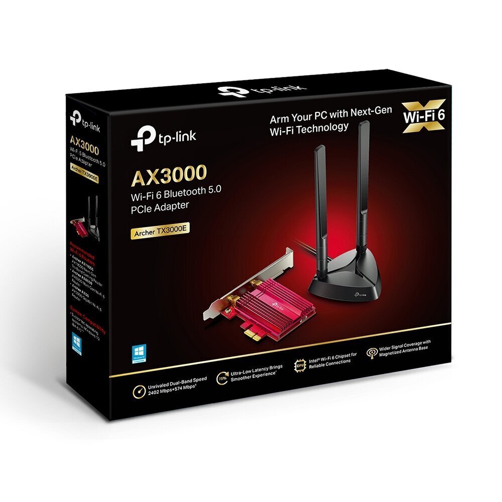 TP-Link Archer TX3000E cena un informācija | Rūteri (maršrutētāji) | 220.lv