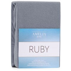 Amelia Home Ruby palags ar gumiju 200x200 cm cena un informācija | Palagi | 220.lv