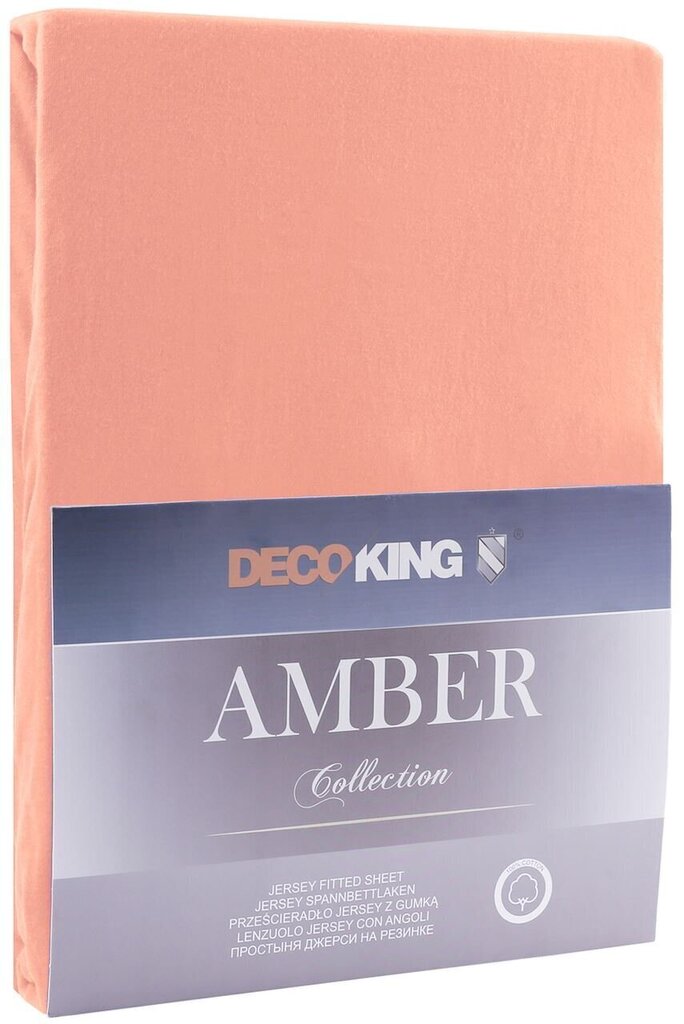 DecoKing Amber palags ar gumiju 120x200 cm cena un informācija | Palagi | 220.lv