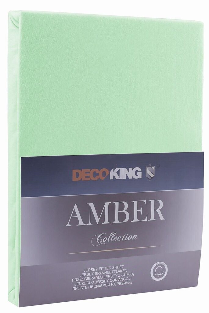 DecoKing Amber palags ar gumiju 140x200 cm cena un informācija | Palagi | 220.lv